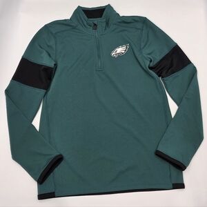 Philadelphia Eagles boys' 1/4 zip shirt size M